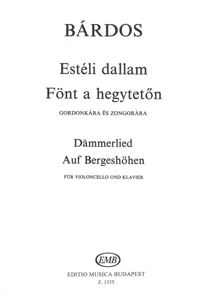 Estéli dallam - Fönt a hegytet'n